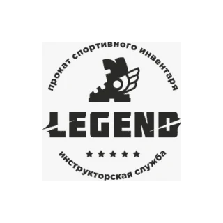 Логотип Легенда. Служба инструкторов и прокат-сервис в Шерегеше